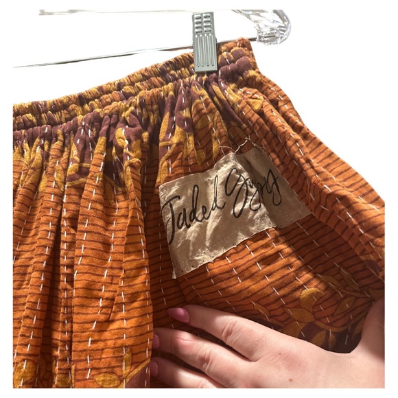Jaded Gypsy OOAK Kantha Maxi Skirt, One Size Fits Most - Picture 6 of 6